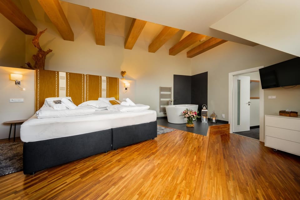 Bed, TV and multimedia, Photo of the whole room, Bedroom