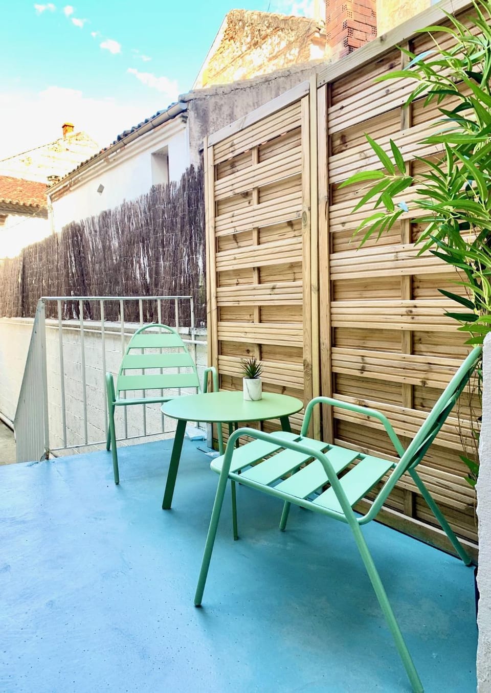 Patio, Balcony/Terrace, Inner courtyard view