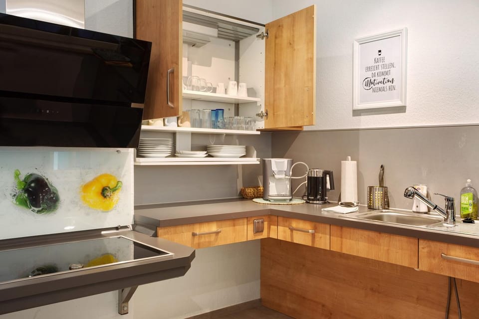 Kitchen or kitchenette, Living room