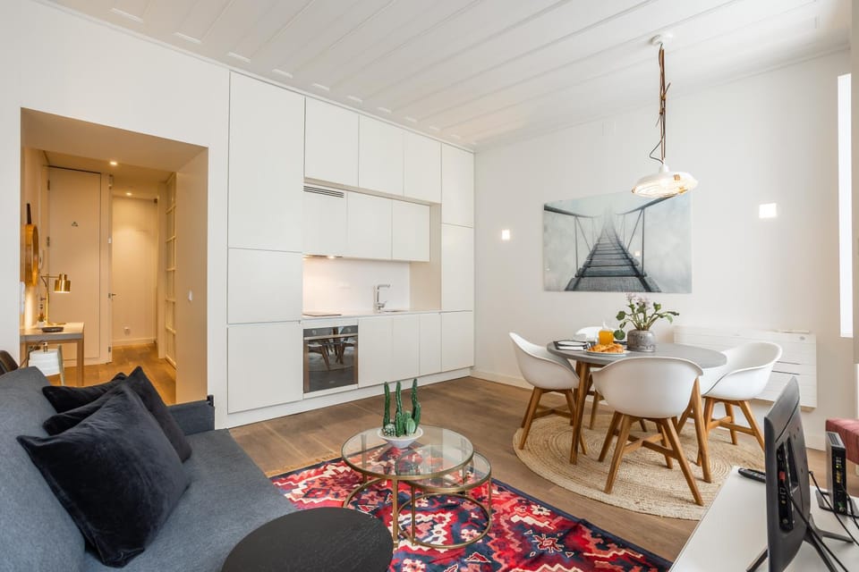 Living room, Dining area, kitchen