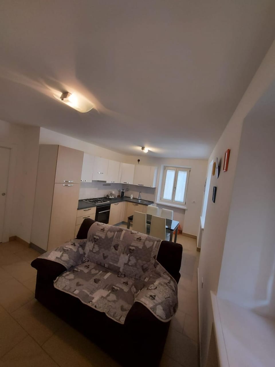 Kitchen or kitchenette, Living room, Dining area