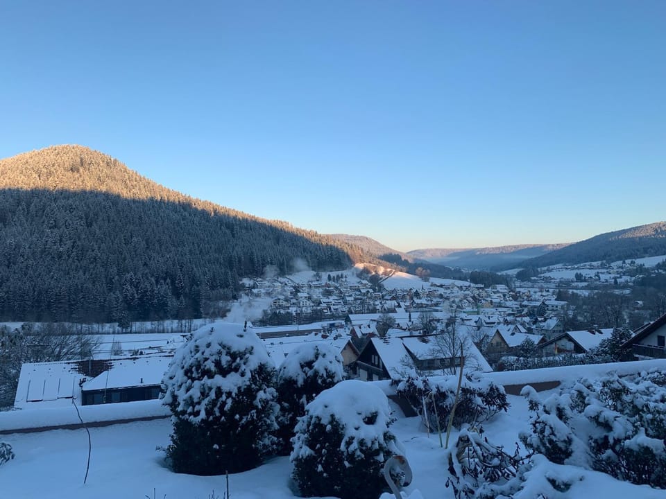 Natural landscape, Winter, Mountain view
