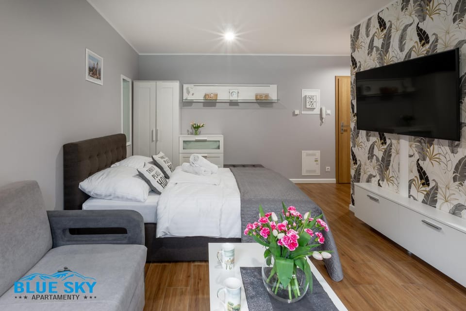 Bed, TV and multimedia, Living room, Photo of the whole room