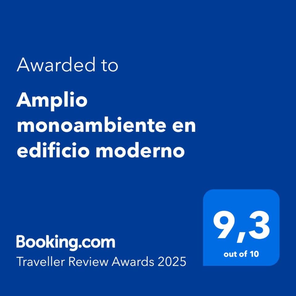 Amplio monoambiente en edificio moderno Apartment in Buenos Aires