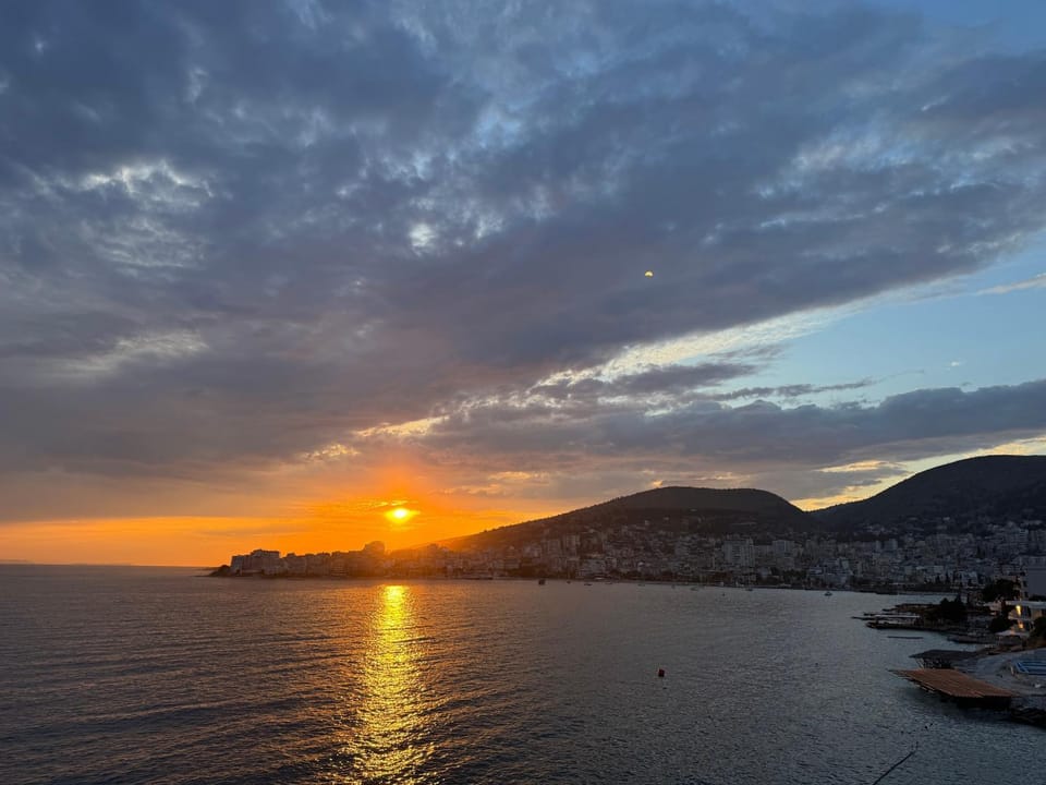 Sea view, Sunset