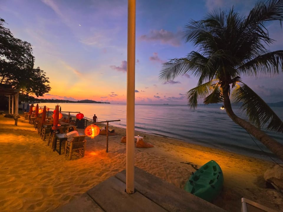 Natural landscape, Beach, Sea view, Sunset