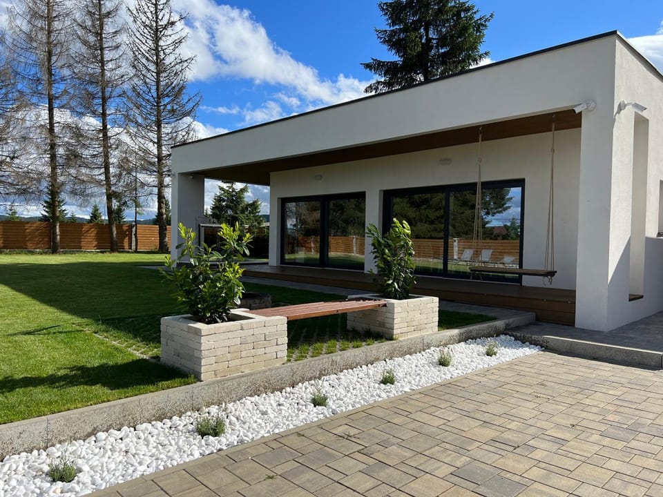 Property building, Dining area, Garden view