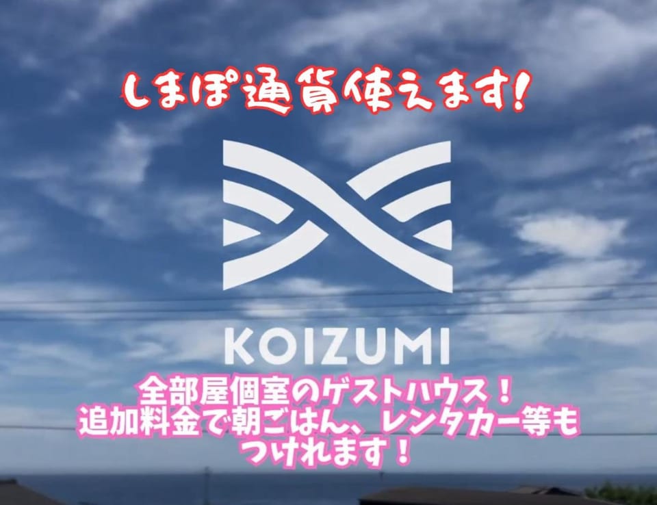 ゲストハウスKOIZUMI Bed and Breakfast in Japan