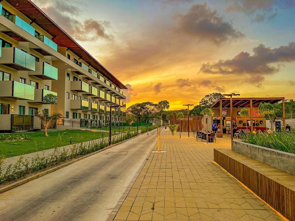 Property building, Sunset