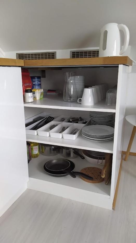 Kitchen or kitchenette, kitchen