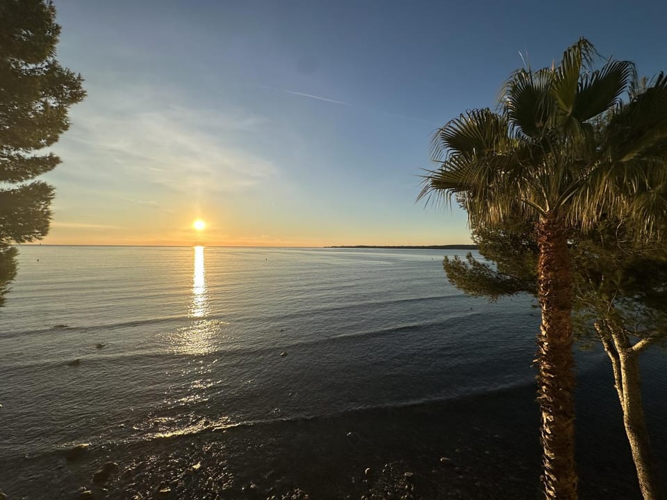 Natural landscape, Beach, Sea view, Sunrise