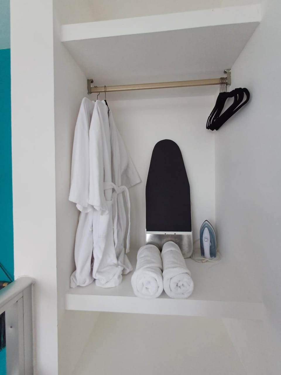 towels, wardrobe