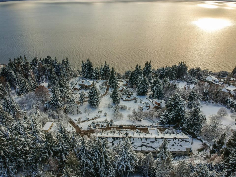 Natural landscape, Bird's eye view, Winter