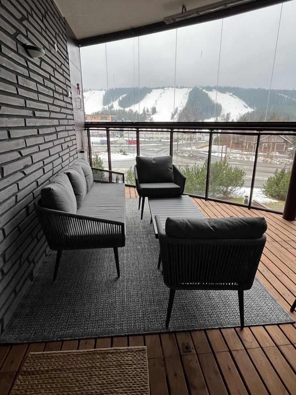 View (from property/room), Balcony/Terrace, Mountain view