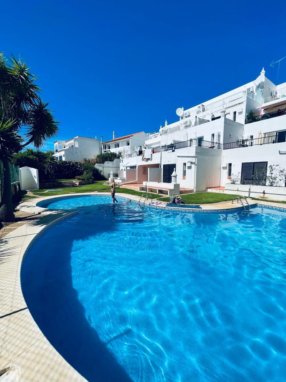 Property building, Pool view, Swimming pool