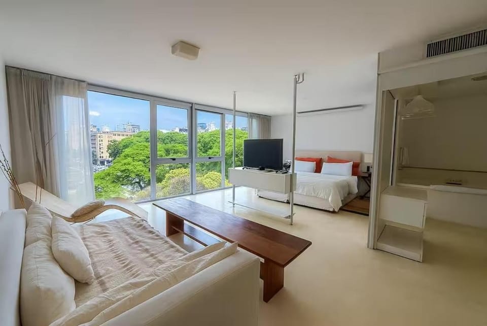 Bed, Living room, Photo of the whole room