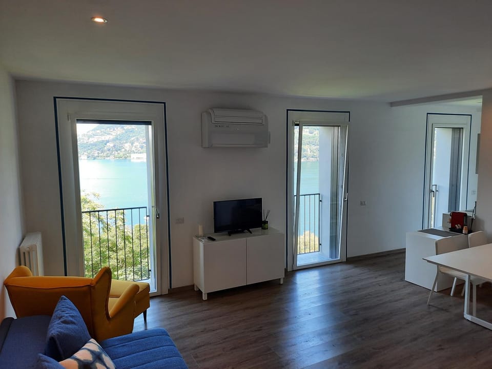 An armchair on the Lake Apartment in Como