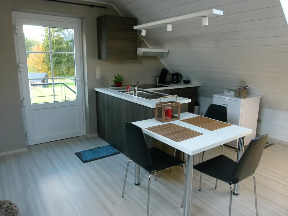Kitchen or kitchenette, Dining area