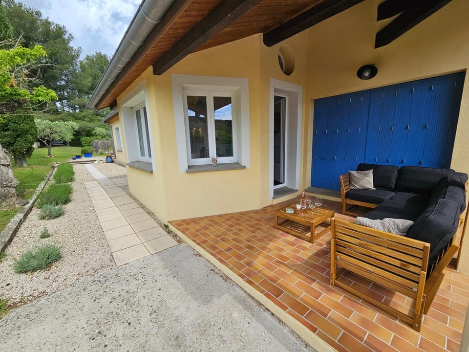 Property building, Patio, Garden, Garden view
