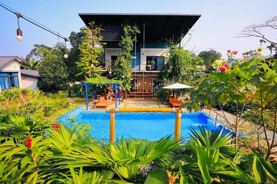 Facade/entrance, Garden, Swimming pool