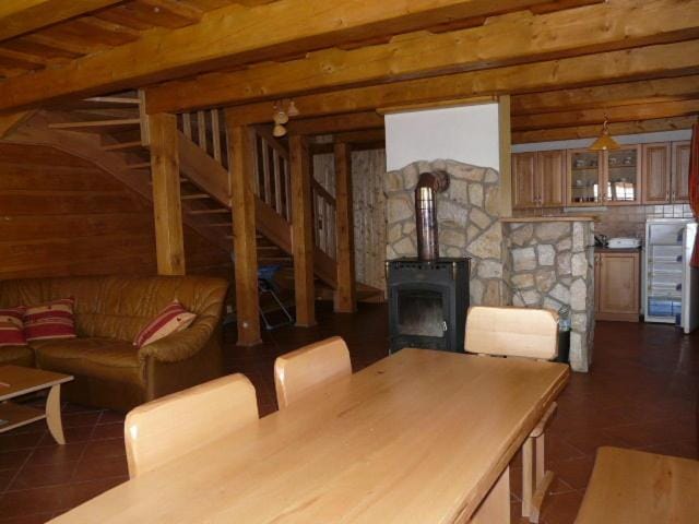 Kitchen or kitchenette, Living room, Dining area