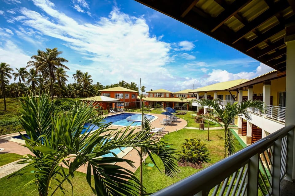 View (from property/room), Balcony/Terrace, Garden view, Pool view