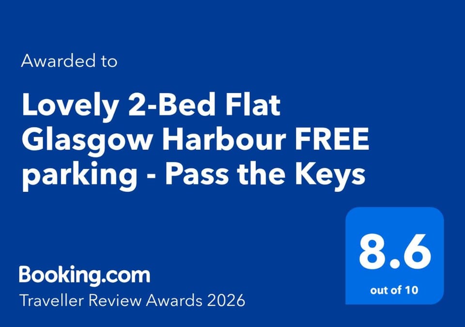 Lovely 2-Bed Flat Glasgow Harbour FREE parking - Pass the Keys Apartment in Glasgow