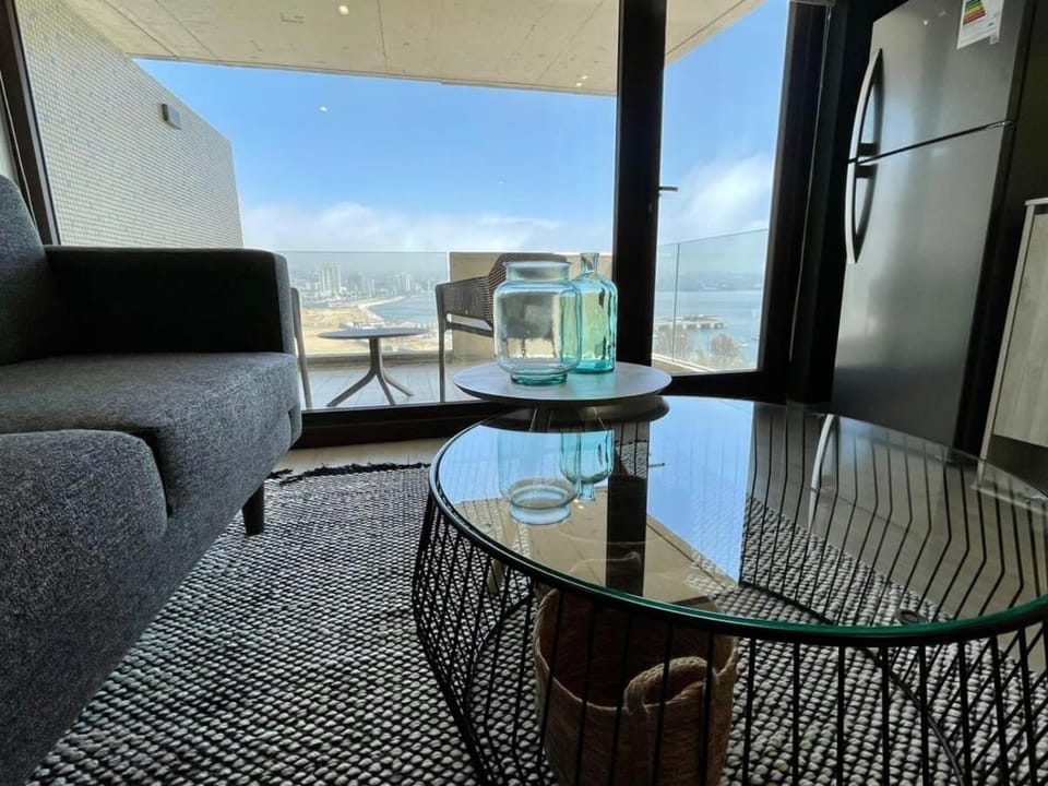 HOM I Vista al Mar I Terraza I Parking I Piscina Apartment in Valparaiso