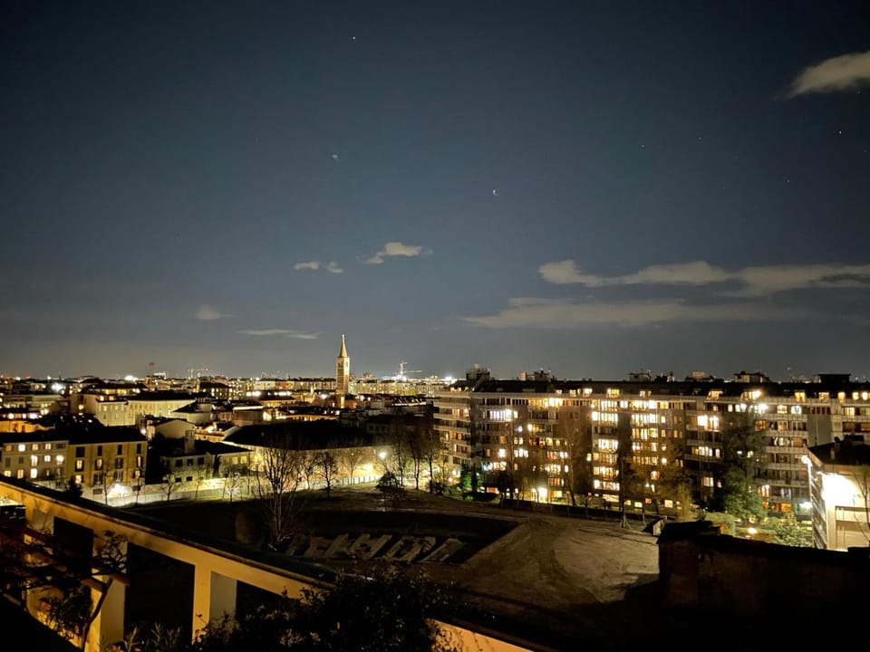 Property building, Night, City view