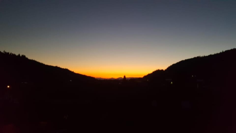 Natural landscape, Mountain view, Sunset