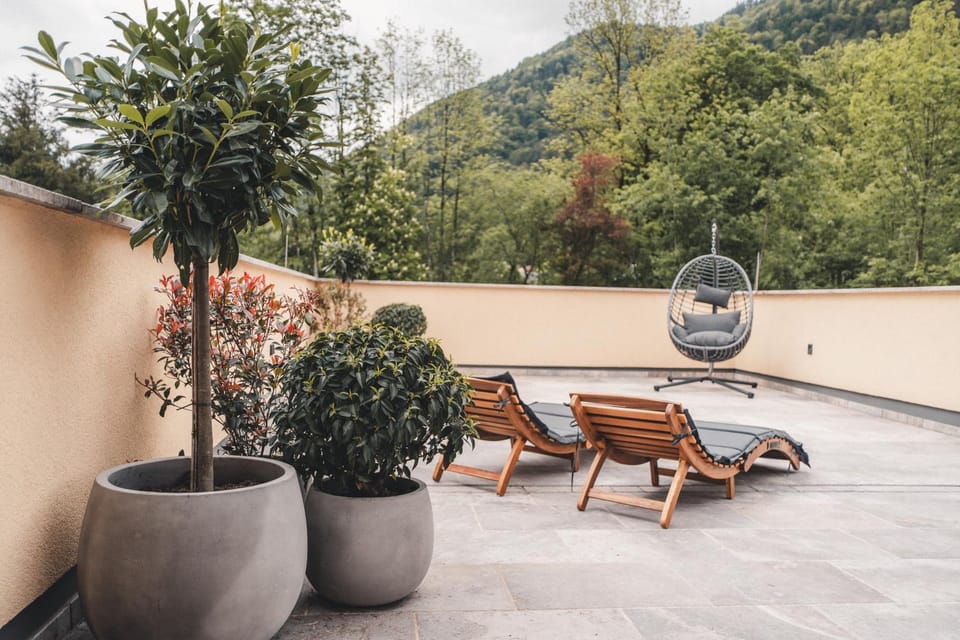 Day, Natural landscape, View (from property/room), Balcony/Terrace, Mountain view, sunbed
