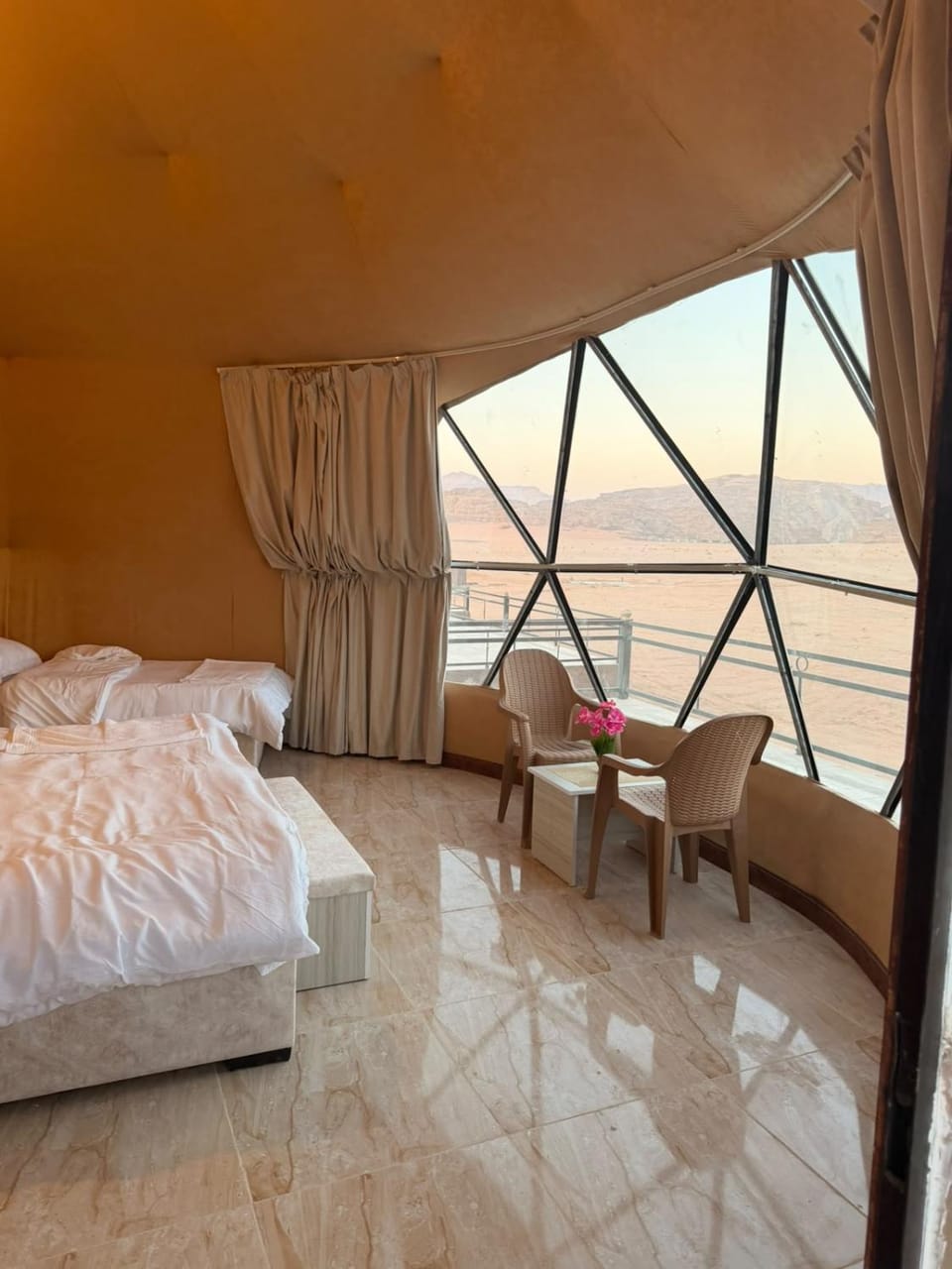 Rum Aranda camp &Bubbles Hotel Luxury tent in Africa