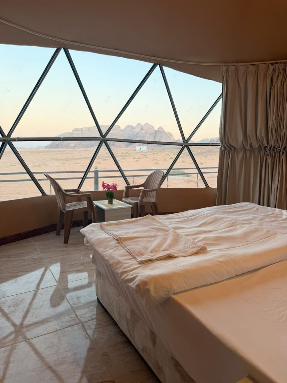 Rum Aranda camp &Bubbles Hotel Luxury tent in Africa