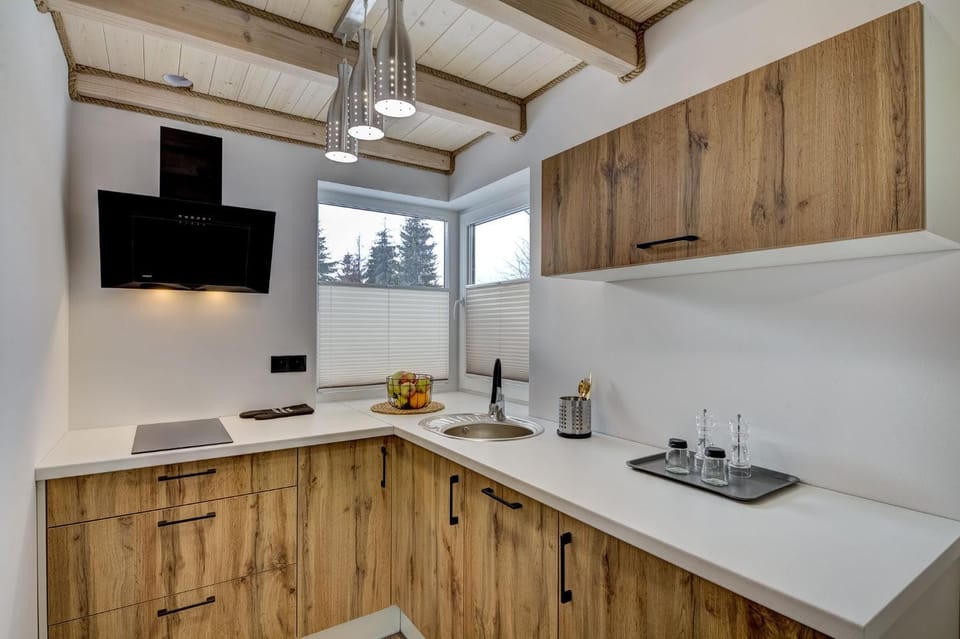 Kitchen or kitchenette, Area and facilities, hair dresser, stove
