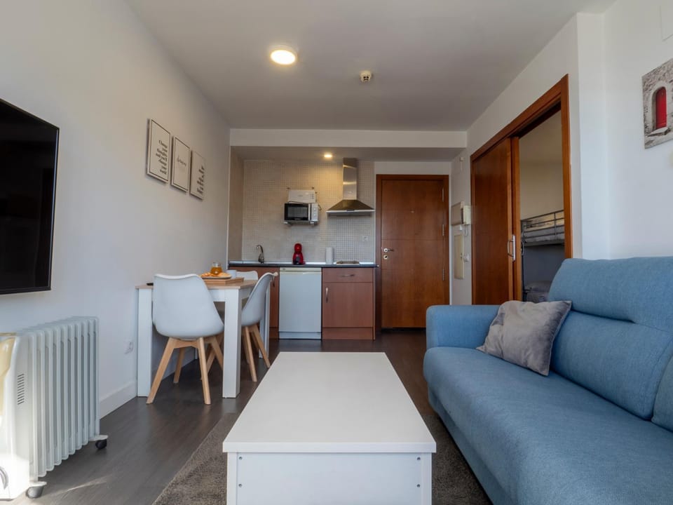 Kitchen or kitchenette, Living room, Dining area