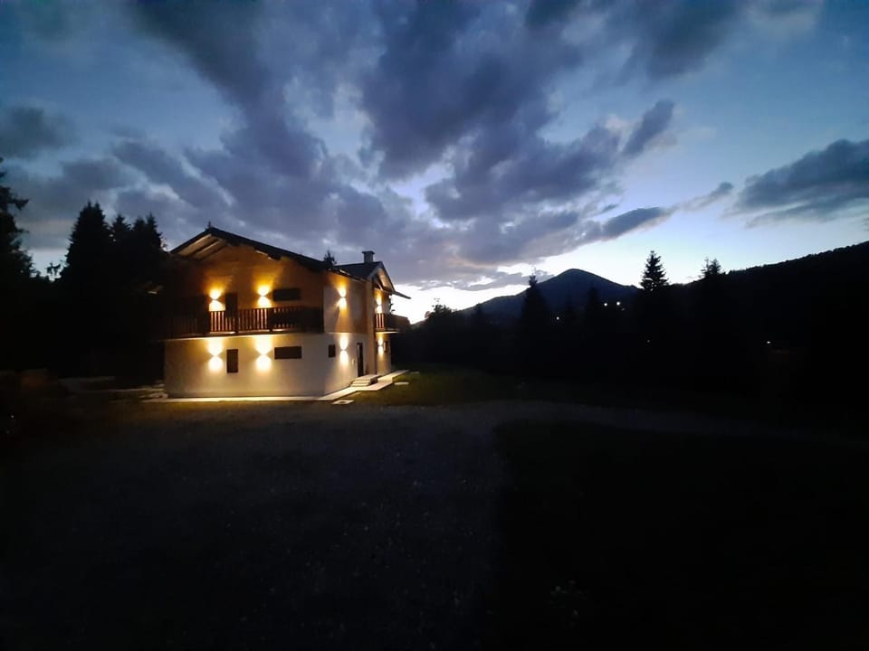 Property building, Sunset