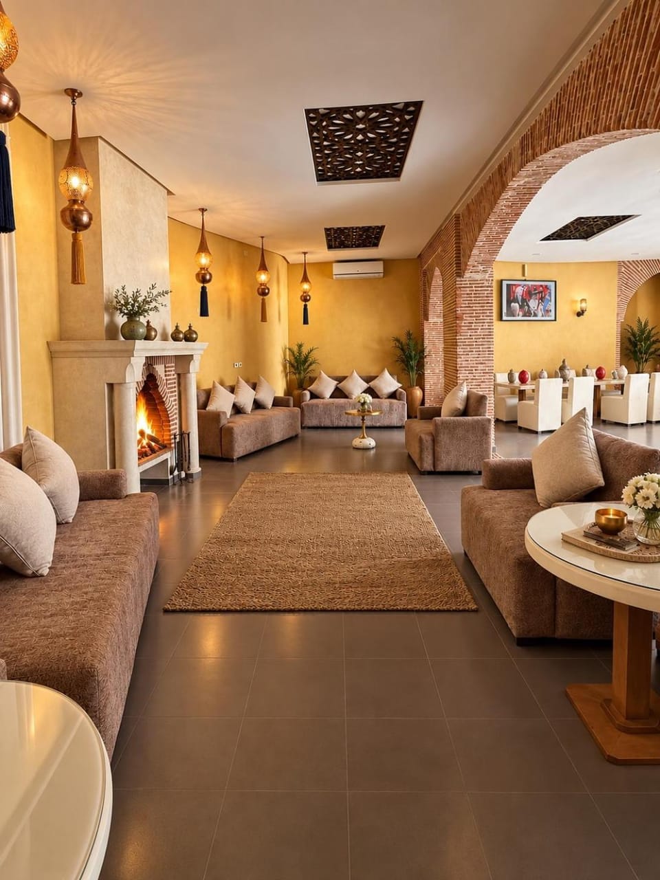 Living room, Seating area, fireplace