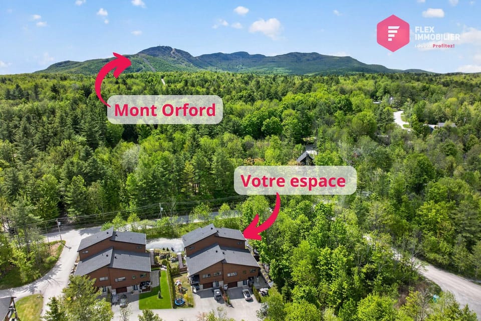 L'Arbre de la Montagne - 10 pers 6 lits près Mont Orford - Ski Rando Plages House in Orford