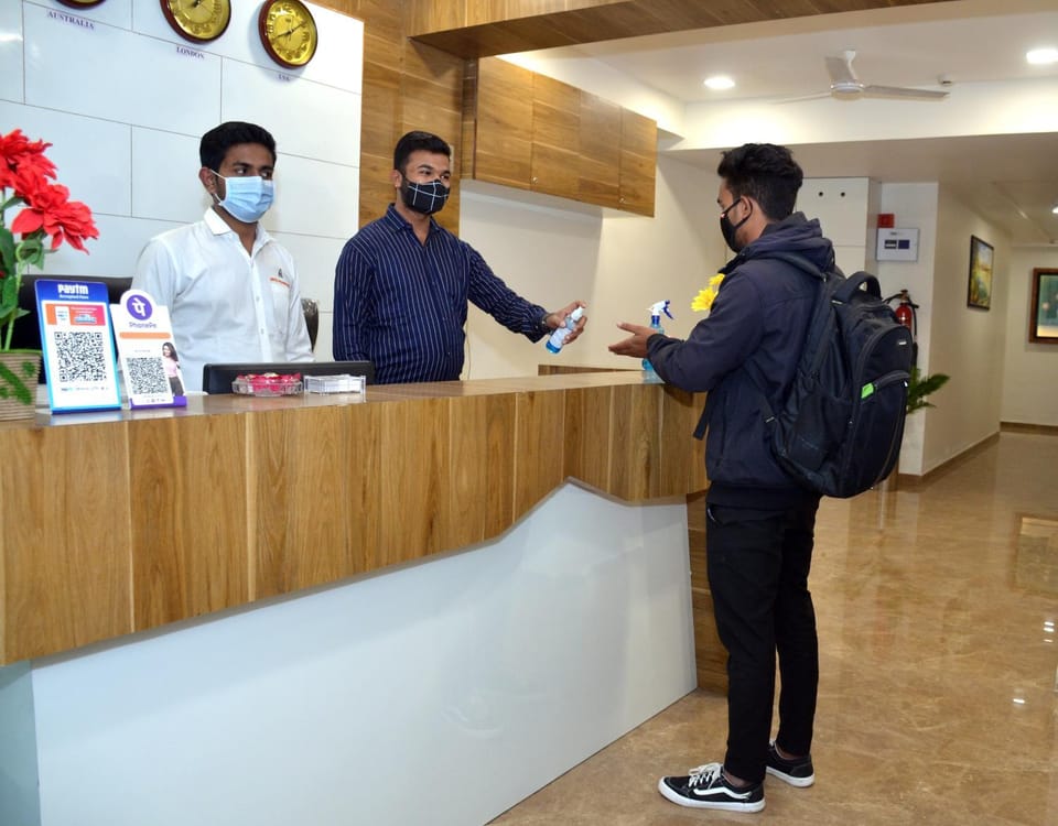 Staff, People, Lobby or reception