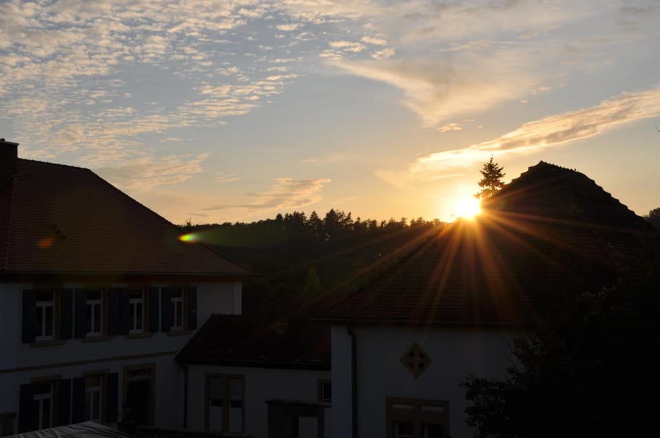 Property building, Sunset