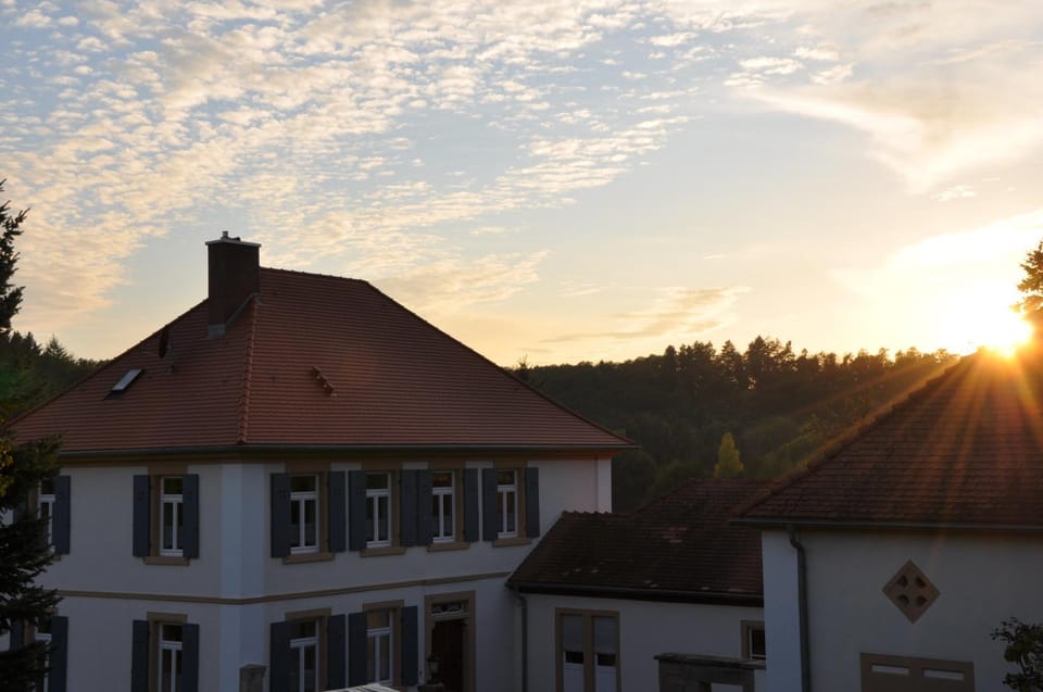 Property building, Sunset