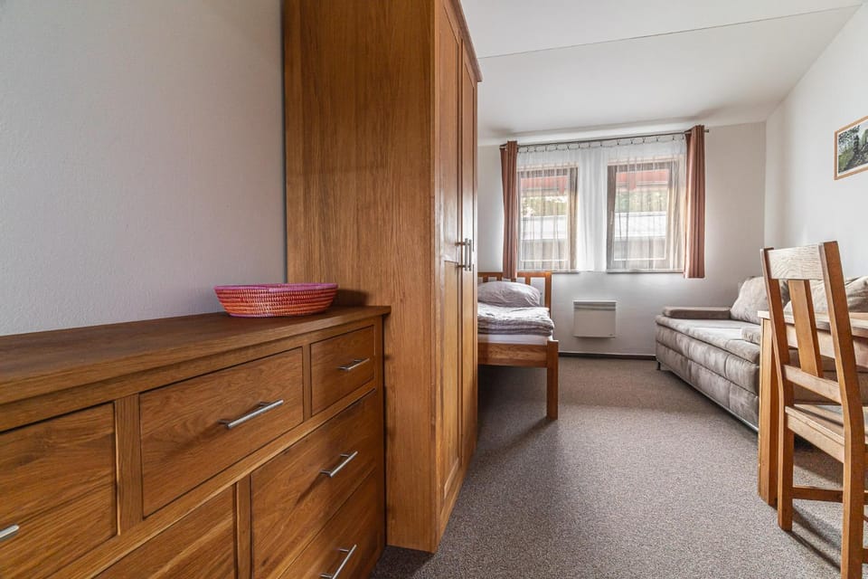 Bed, Living room, Photo of the whole room, Seating area, Bedroom, wardrobe