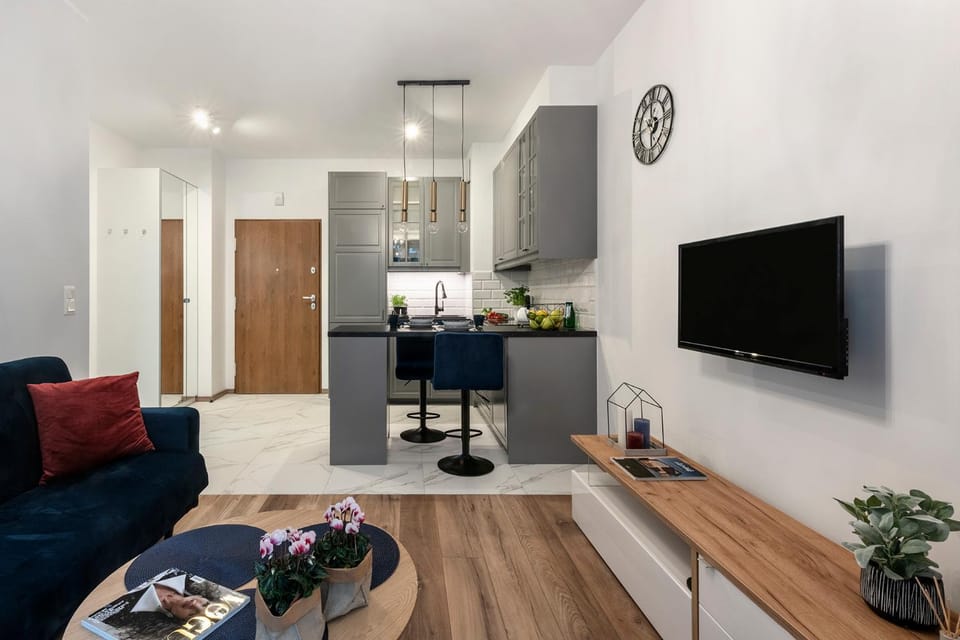 Bed, TV and multimedia, Living room, Seating area