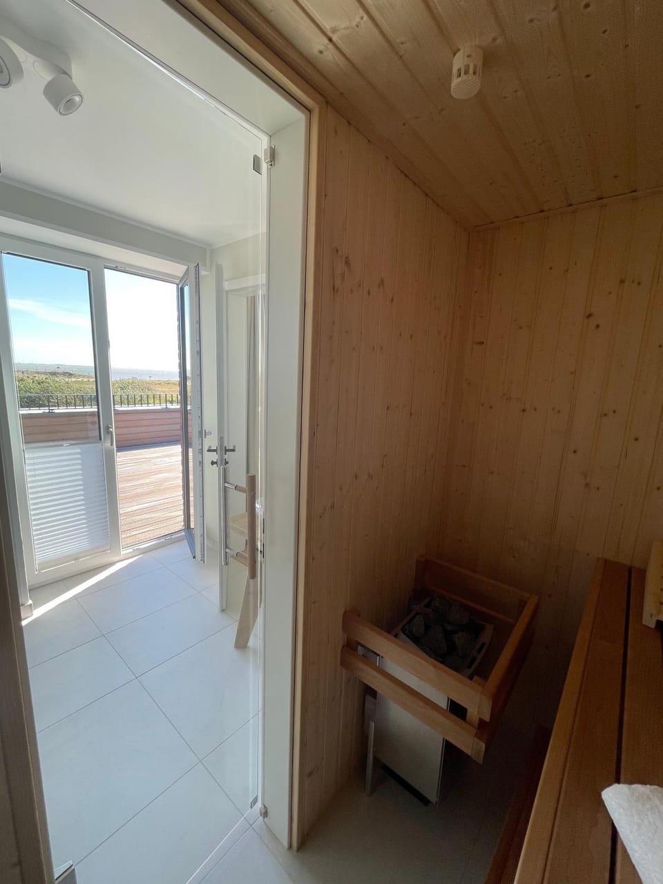 Sauna, Sea view