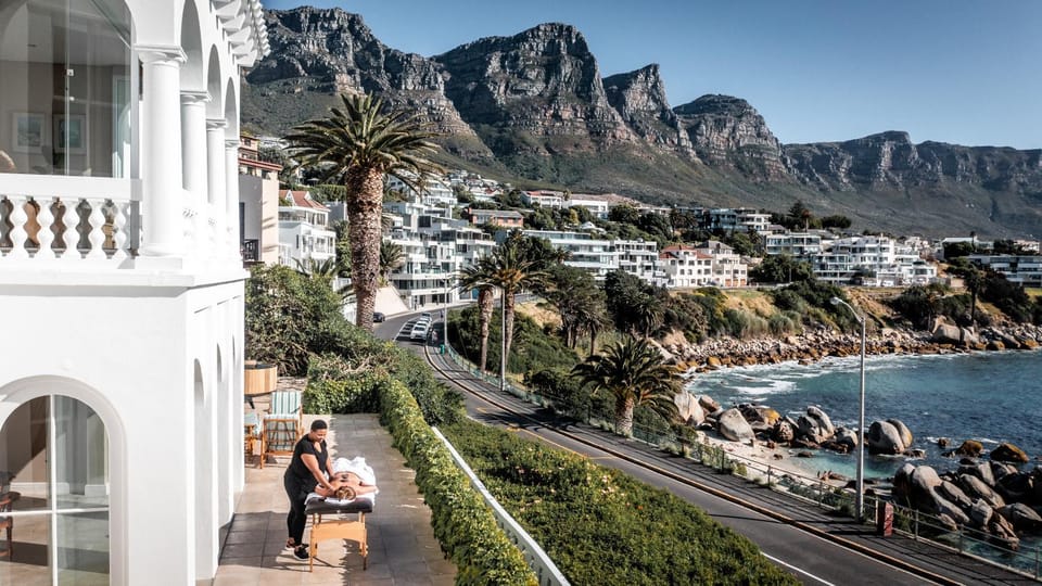 Property building, Natural landscape, Garden, Beach, Mountain view, Sea view