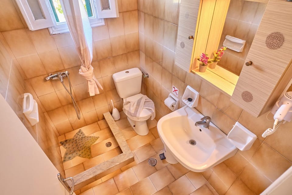 Shower, Toilet, Bathroom, towels