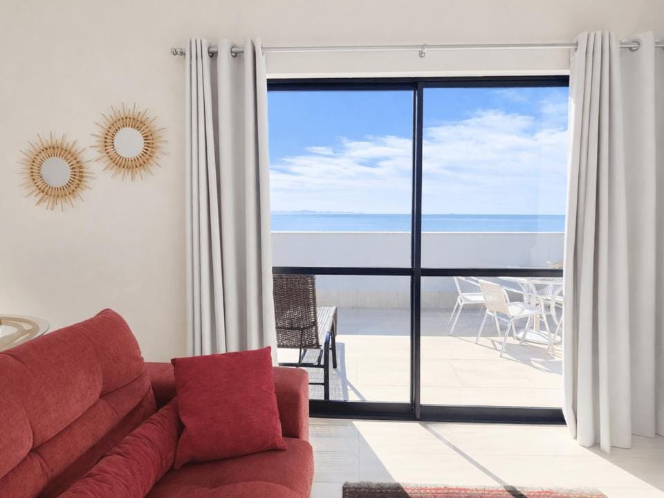 Natural landscape, Living room, Sea view