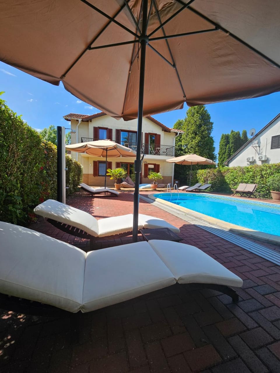 Patio, Day, Summer, Garden, Spa and wellness centre/facilities, Garden view, Area and facilities, Swimming pool, Sports, internet, internet, sunbed