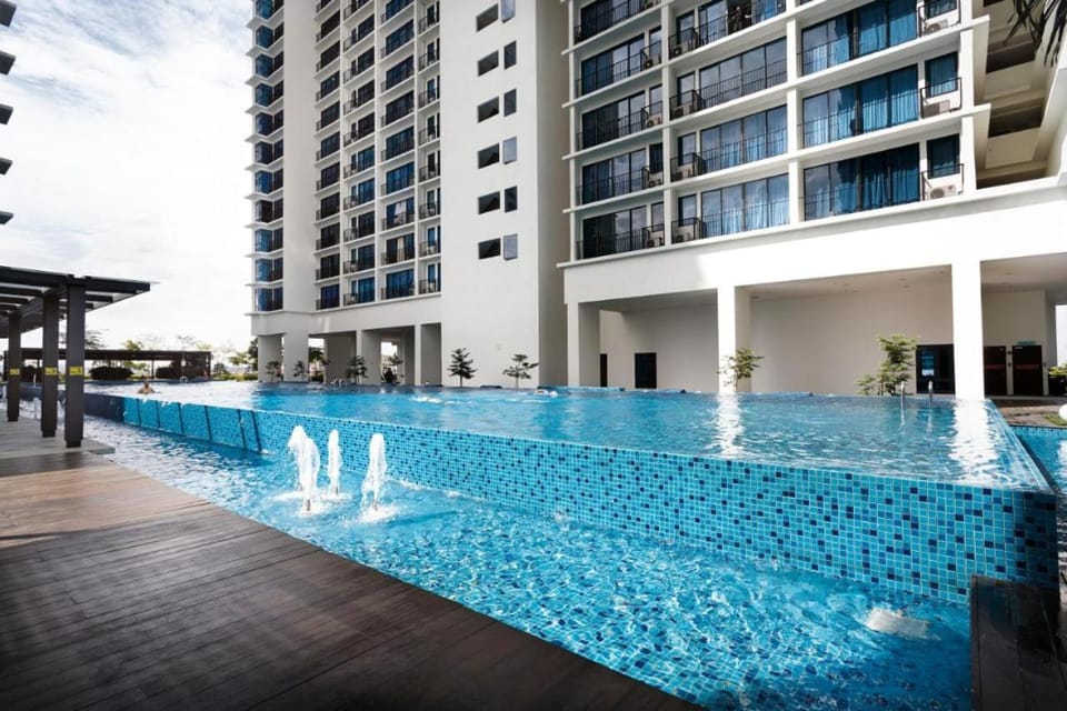 Property building, Pool view, Swimming pool
