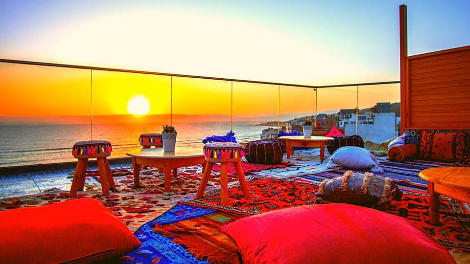 Patio, Sea view, Sea view, Sunset
